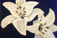 White lilies