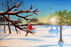 ROBIN: Commission for Christmas card order - sold